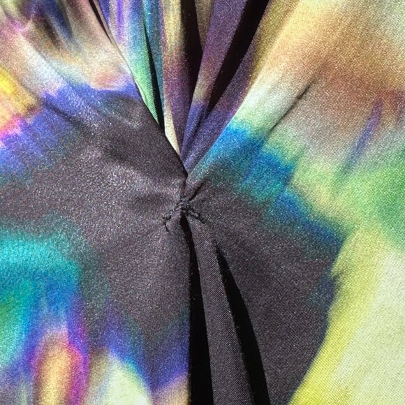 SOLD!  Dries Van Noten Blurred Tie Dye Shirtdress FR38/US6 - Picture 11 of 15